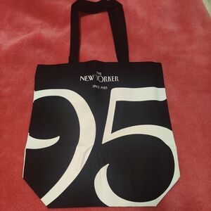 The New Yorker Black and White Tote Bag